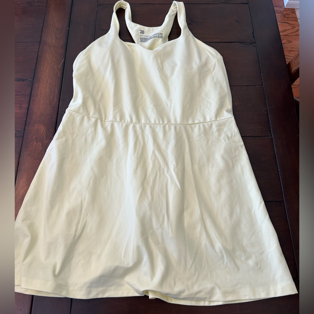 All in Motion butter yellow athletic dress